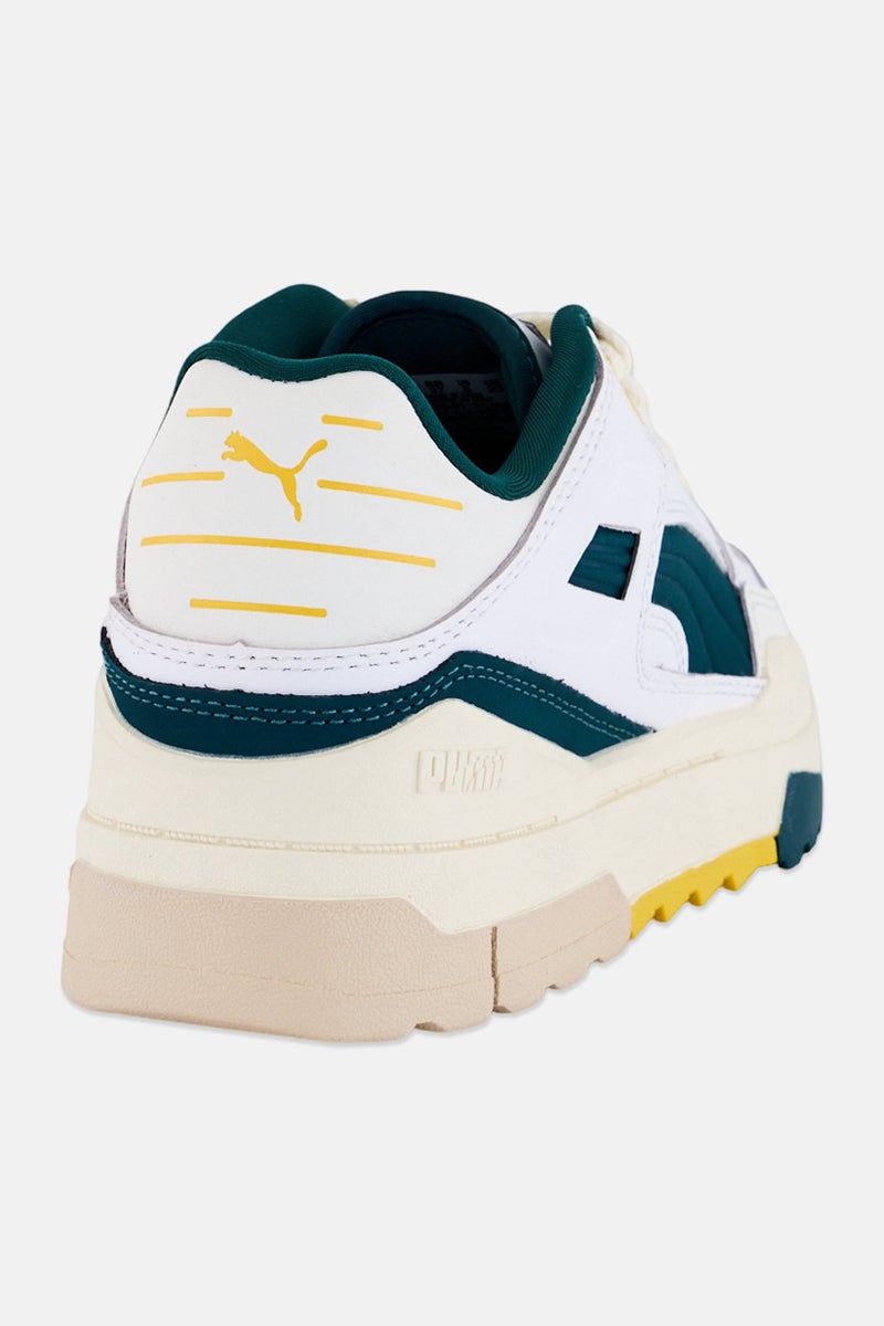 PUMA Kids Boy Slipstream Lace Up Outdoor Shoes, White - Image 3